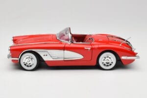Chevrolet Corvette C1 Röd Motormax 1:18 73100TC Metall — bild 4 av 8
