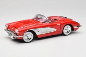 Chevrolet Corvette C1 Röd Motormax 1:18 73100TC Metall
