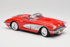 Chevrolet Corvette C1 Röd Motormax 1:18 73100TC Metall — bild 6 av 8