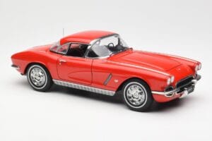 Chevrolet Corvette C1 Cabriolet Roman Röd AUTOart 1:18 71102 Metall — bild 6 av 8
