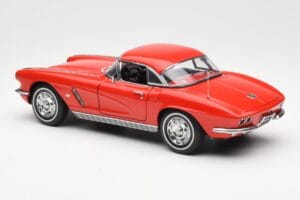 Chevrolet Corvette C1 Cabriolet Roman Röd AUTOart 1:18 71102 Metall — bild 7 av 8