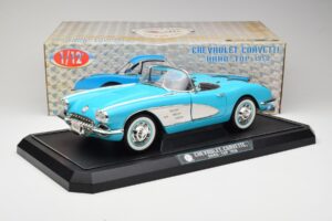 Chevrolet Corvette C1 Hard Top Blå Solido 1:12 1202-M1 Metall — bild 8 av 8