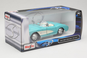 Chevrolet Corvette C1 Mintgrönt Maisto 1:24 31275 Metall — bild 2 av 3