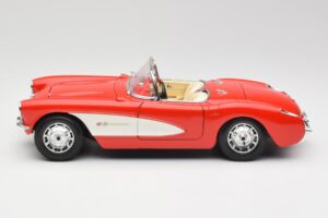 Chevrolet Corvette C1 Roadster Röd Bburago 1:18 3024 Metall — bild 4 av 8