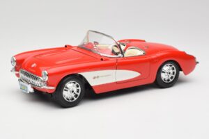 Chevrolet Corvette C1 Roadster Röd Bburago 1:18 3024 Metall