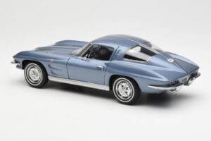 Chevrolet Corvette C2 Blågrå Metallic AUTOart 1:18 71182 Metall — bild 7 av 8