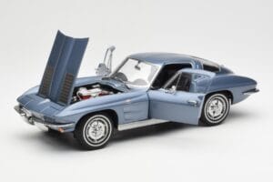 Chevrolet Corvette C2 Blågrå Metallic AUTOart 1:18 71182 Metall — bild 2 av 8