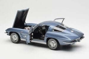 Chevrolet Corvette C2 Blågrå Metallic AUTOart 1:18 71182 Metall — bild 5 av 8