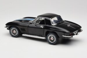 Chevrolet Corvette C2 Svart American Muscle 1:18 AMM1099/06 Metall — bild 7 av 8