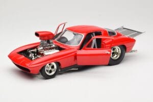 Chevrolet Corvette C3 Dragster Röd Hot Wheels 1:18 29226 Metall — bild 2 av 8