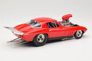 Chevrolet Corvette C3 Dragster Röd Hot Wheels 1:18 29226 Metall — bild 3 av 8