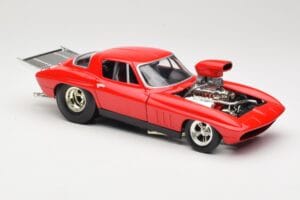 Chevrolet Corvette C3 Dragster Röd Hot Wheels 1:18 29226 Metall — bild 6 av 8