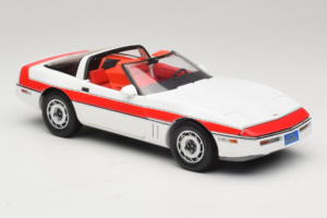 Chevrolet Corvette C4 A-Team Vit GreenLight 1:18 13532 Metall — bild 6 av 8