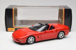 Chevrolet Corvette C5 Cabriolet Torch Röd Maisto 1:18 50318 Metall — bild 8 av 8