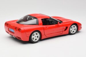 Chevrolet Corvette C5 Röd Bburago 1:18 3066 Metall — bild 3 av 8