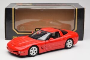 Chevrolet Corvette C5 Röd Bburago 1:18 3066 Metall — bild 8 av 8