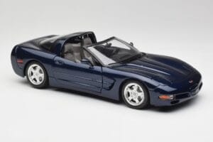 Chevrolet Corvette C5 Nassau Blå Bburago 1:18 30166 Metall — bild 6 av 8