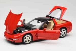 Chevrolet Corvette C5 Targa Röd UT Models 1:18 21001 Metall — bild 2 av 8