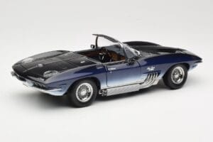 Chevrolet Corvette Mako Shark Mörkblå UT Models 1:18 21061 Metall — bild 3 av 8