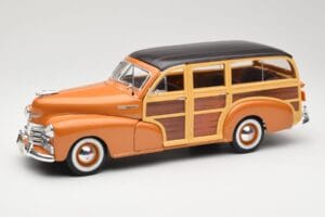 Chevrolet Fleetmaster Woody Guld Maisto 1:18 56042 Metall
