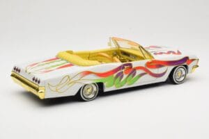 Chevrolet Impala Lowrider White Metallic Hot Wheels 1:18 27635 Metall — bild 3 av 8