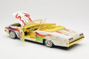 Chevrolet Impala Lowrider White Metallic Hot Wheels 1:18 27635 Metall — bild 5 av 8
