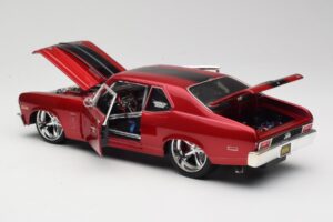 Chevrolet Nova SS Coupe Röd Maisto 1:18 31083-M1 Metall — bild 5 av 8