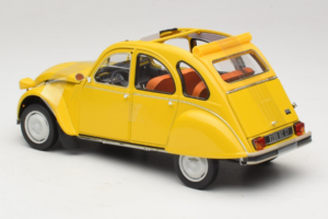 Citroen 2CV 6 Club Mimosa Yellow Norev 1:18 181496 Metall — bild 5 av 6