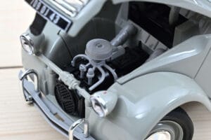 Citroen 2CV AZAM Rosa Grå Norev 1:18 181430 Metall — bild 3 av 3