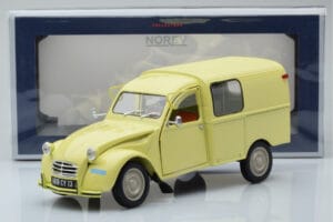 Citroen 2CV Furgonette AK350 Pastis Gul Norev 1:18 181488 Metall — bild 8 av 8