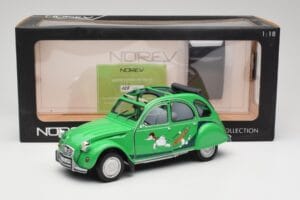 Citroen 2CV Grön Norev 1:18 181513 Metall — bild 8 av 8