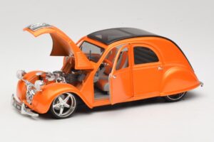 Citroen 2CV Orange Maisto 1:18 31321 Metall — bild 2 av 8