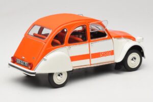 Citroen 2CV Spot Orange & Vit Solido 1:18 421183600 Metall — bild 3 av 8