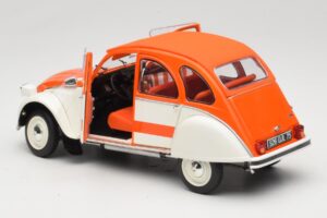 Citroen 2CV Spot Orange & Vit Solido 1:18 421183600 Metall — bild 5 av 8