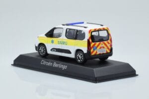Citroen Berlingo Ambulance SAMU Vit Gul Norev 1:43 155769 Metall — bild 3 av 4