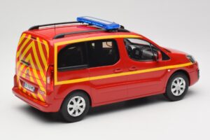 Citroen Berlingo II Pompiers Röd Norev 1:18 181641 Metall — bild 2 av 6