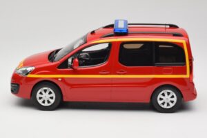 Citroen Berlingo II Pompiers Röd Norev 1:18 181641 Metall — bild 3 av 6