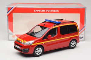 Citroen Berlingo II Pompiers Röd Norev 1:18 181641 Metall — bild 6 av 6