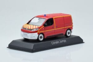 Citroen Jumpy Van Sapeurs Pompiers Röd Norev 1:43 155822 Metall — bild 2 av 4