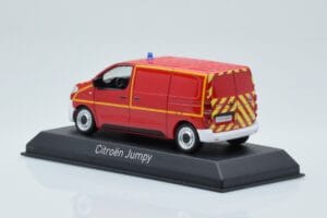 Citroen Jumpy Van Sapeurs Pompiers Röd Norev 1:43 155822 Metall — bild 3 av 4