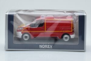 Citroen Jumpy Van Sapeurs Pompiers Röd Norev 1:43 155822 Metall — bild 4 av 4