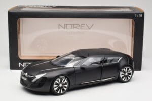Citroen C-Metisse Matte Black Norev 1:18 181597 Metall — bild 8 av 8