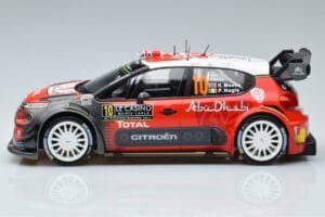 Citroen C3 WRC #10 K. Meeke / P. Nagle Rally Monte Carlo 2018 Norev 1:18 181636 Metall — bild 3 av 6