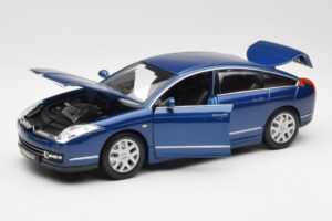 Citroen C6 Blå Bburago 1:18 18-12073 Metall — bild 2 av 8