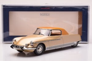 Citroen DS 19 Le Dandy Beige och Brun Norev 1:18 181741 Metall — bild 6 av 6