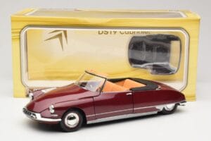 Citroen DS19 Cabriolet Bordeaux Norev 1:18 181561 Metall — bild 8 av 8