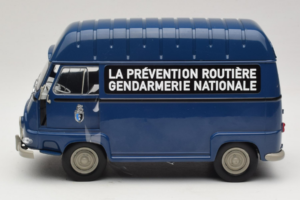 Citroen Estafette Gendarmerie Blå Med Figur Norev 1:18 185165 Metall — bild 3 av 6