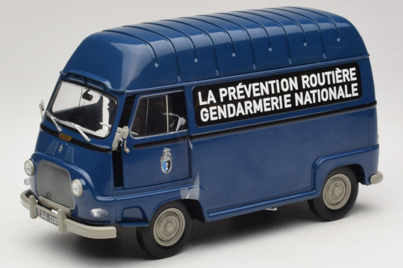 Citroen Estafette Gendarmerie Blå Med Figur Norev 1:18 185165 Metall
