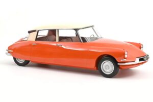Citroen ID19 Orange & Cream Norev 1:12 121580 Metall