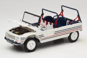 Citroen Mehari Blå Vit Röd Norev 1:18 181805 Metall — bild 2 av 7
